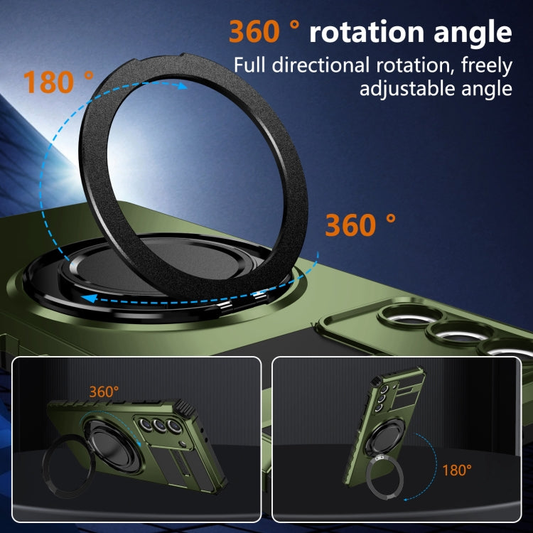 For Samsung Galaxy S21 5G Rotating Magnetic Holder Phone Case