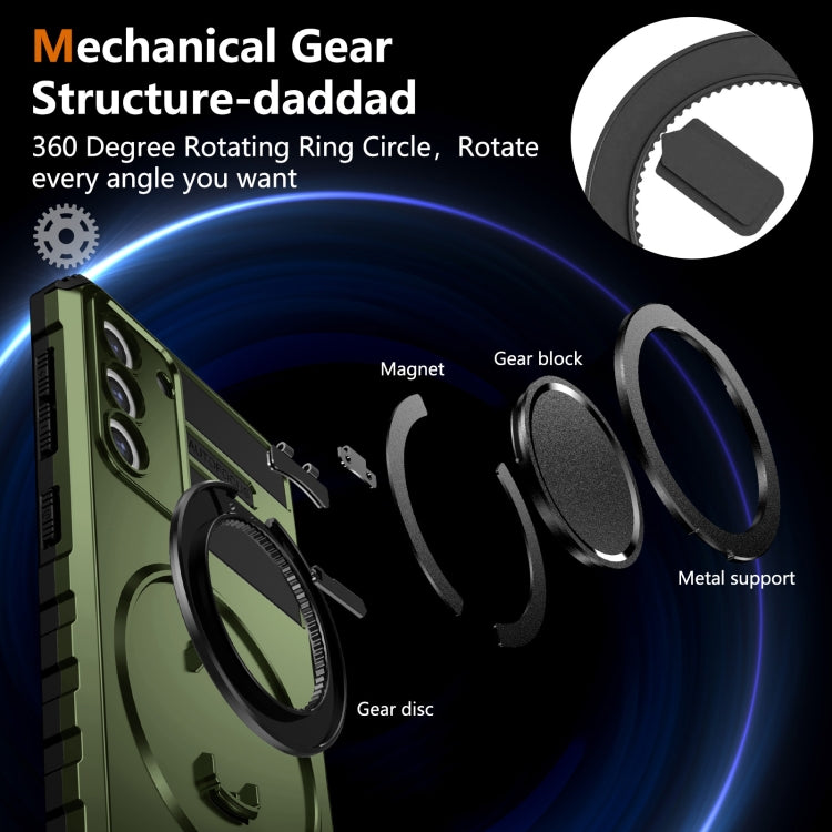 For Samsung Galaxy S21 5G Rotating Magnetic Holder Phone Case