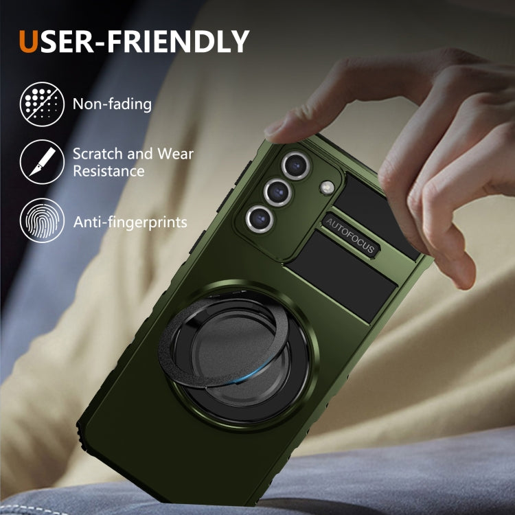 For Samsung Galaxy S21 5G Rotating Magnetic Holder Phone Case