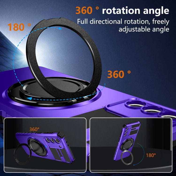 For Samsung Galaxy S21 5G Rotating Magnetic Holder Phone Case
