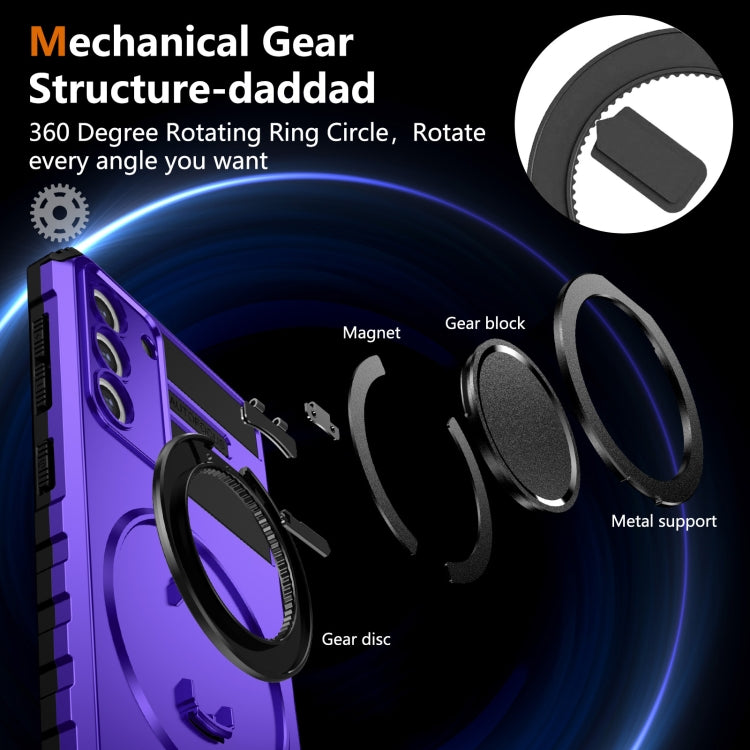 For Samsung Galaxy S21+ 5G Rotating Magnetic Holder Phone Case