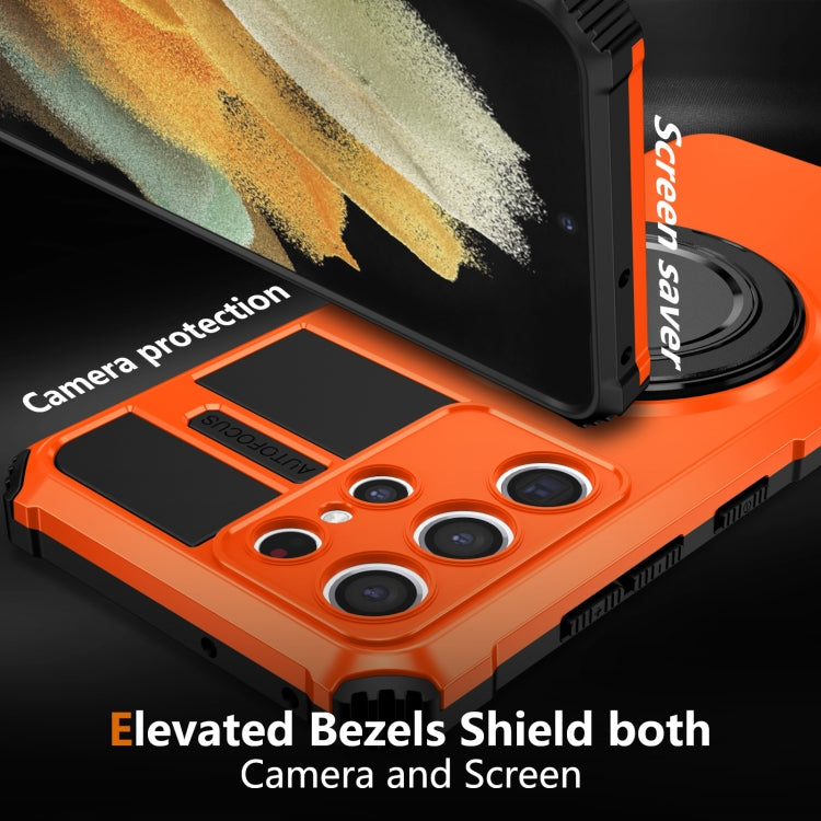 For Samsung Galaxy S21 Ultra 5G Rotating Magnetic Holder Phone Case