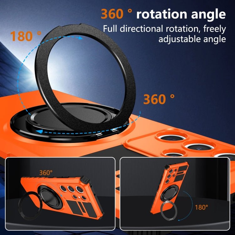For Samsung Galaxy S21 Ultra 5G Rotating Magnetic Holder Phone Case