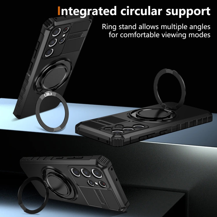 For Samsung Galaxy S21 Ultra 5G Rotating Magnetic Holder Phone Case