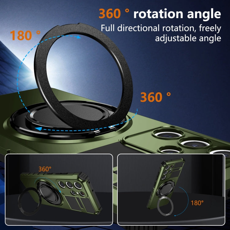 For Samsung Galaxy S21 Ultra 5G Rotating Magnetic Holder Phone Case