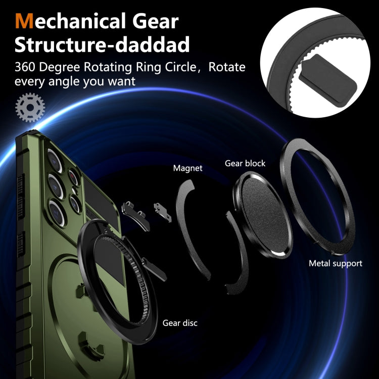 For Samsung Galaxy S21 Ultra 5G Rotating Magnetic Holder Phone Case