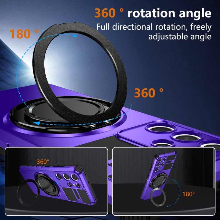 For Samsung Galaxy S21 Ultra 5G Rotating Magnetic Holder Phone Case