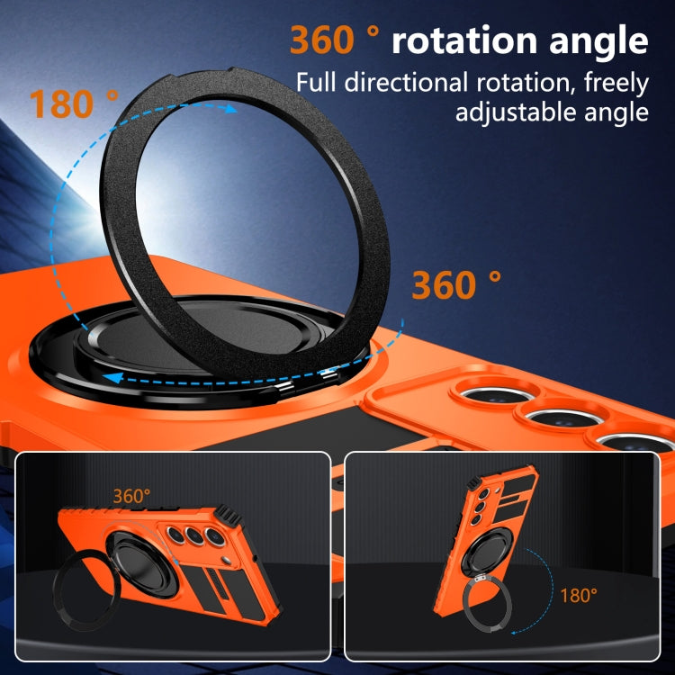 For Samsung Galaxy S22 5G Rotating Magnetic Holder Phone Case