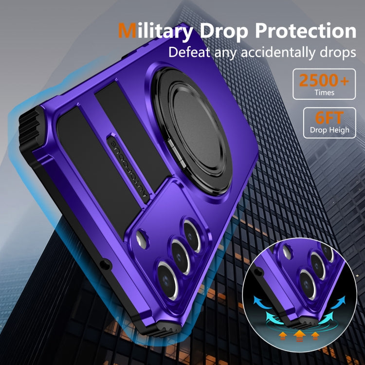 For Samsung Galaxy S22 5G Rotating Magnetic Holder Phone Case
