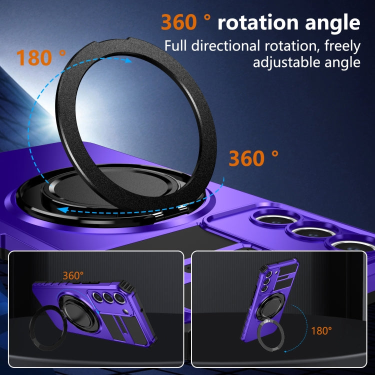 For Samsung Galaxy S22 5G Rotating Magnetic Holder Phone Case