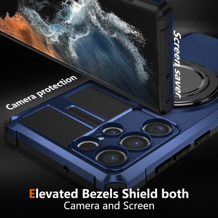 For Samsung Galaxy S22 Ultra 5G Rotating Magnetic Holder Phone Case