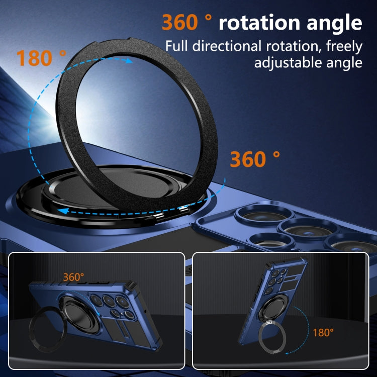 For Samsung Galaxy S22 Ultra 5G Rotating Magnetic Holder Phone Case