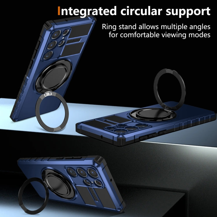 For Samsung Galaxy S22 Ultra 5G Rotating Magnetic Holder Phone Case