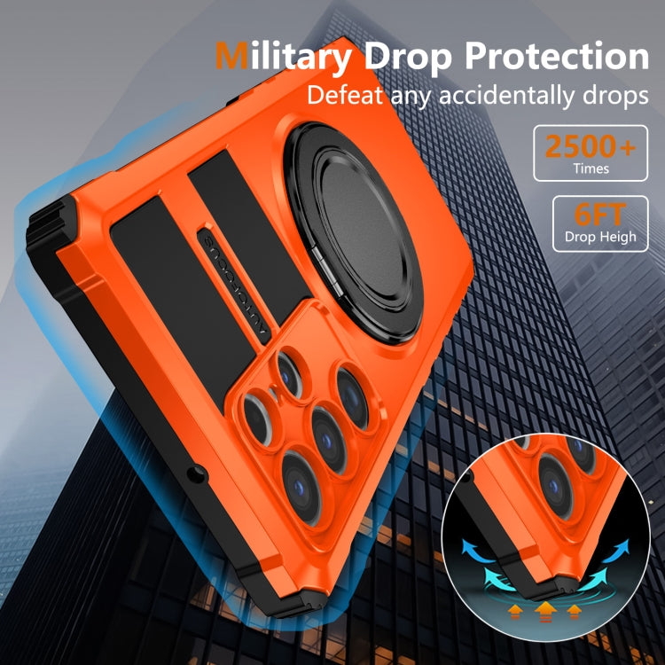 For Samsung Galaxy S22 Ultra 5G Rotating Magnetic Holder Phone Case