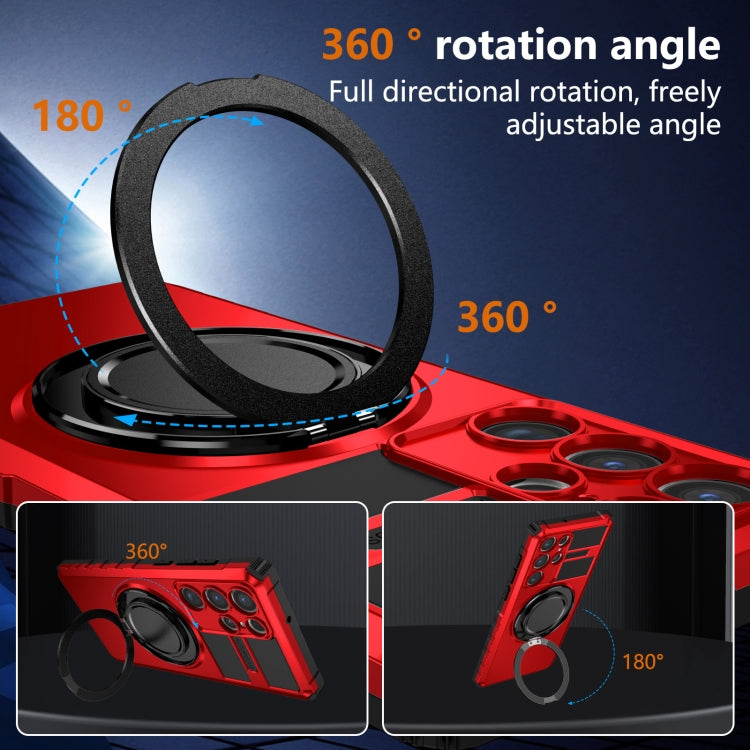 For Samsung Galaxy S22 Ultra 5G Rotating Magnetic Holder Phone Case