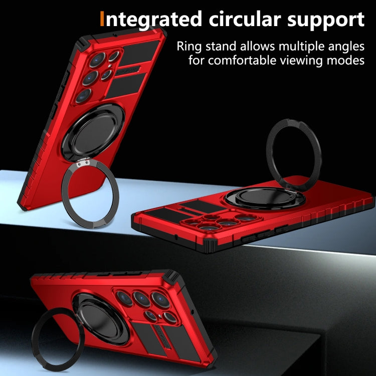 For Samsung Galaxy S22 Ultra 5G Rotating Magnetic Holder Phone Case