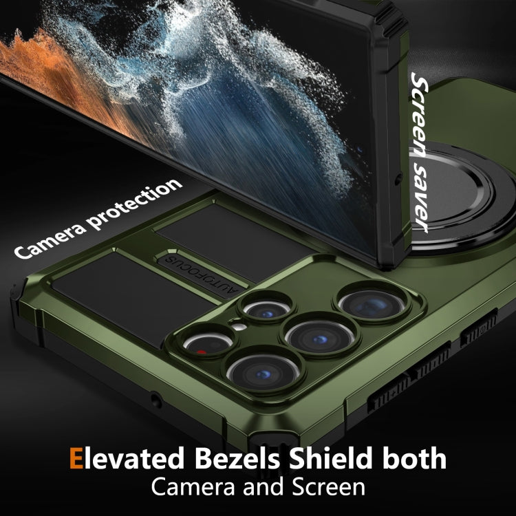 For Samsung Galaxy S22 Ultra 5G Rotating Magnetic Holder Phone Case