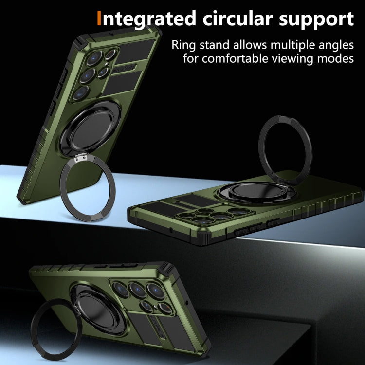 For Samsung Galaxy S22 Ultra 5G Rotating Magnetic Holder Phone Case