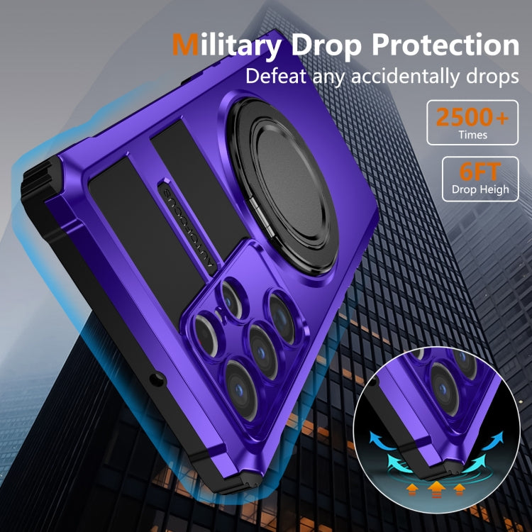 For Samsung Galaxy S22 Ultra 5G Rotating Magnetic Holder Phone Case
