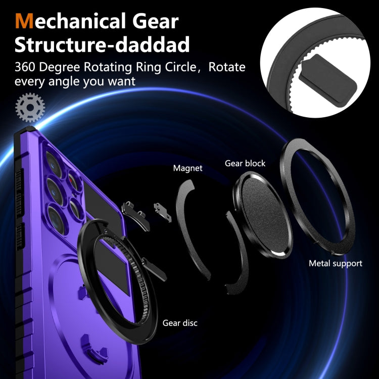 For Samsung Galaxy S22 Ultra 5G Rotating Magnetic Holder Phone Case