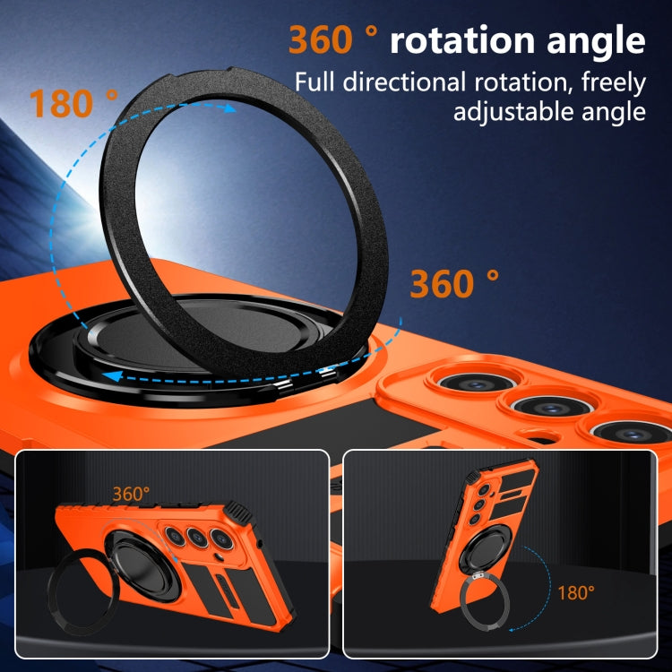 For Samsung Galaxy S23 FE 5G Rotating Magnetic Holder Phone Case