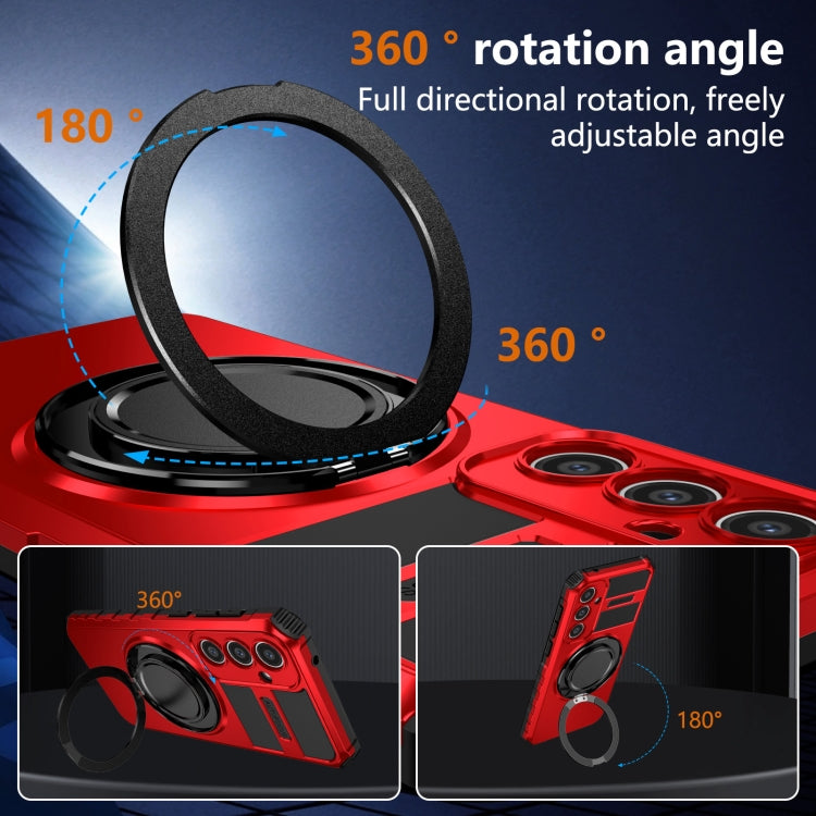 For Samsung Galaxy S23 FE 5G Rotating Magnetic Holder Phone Case