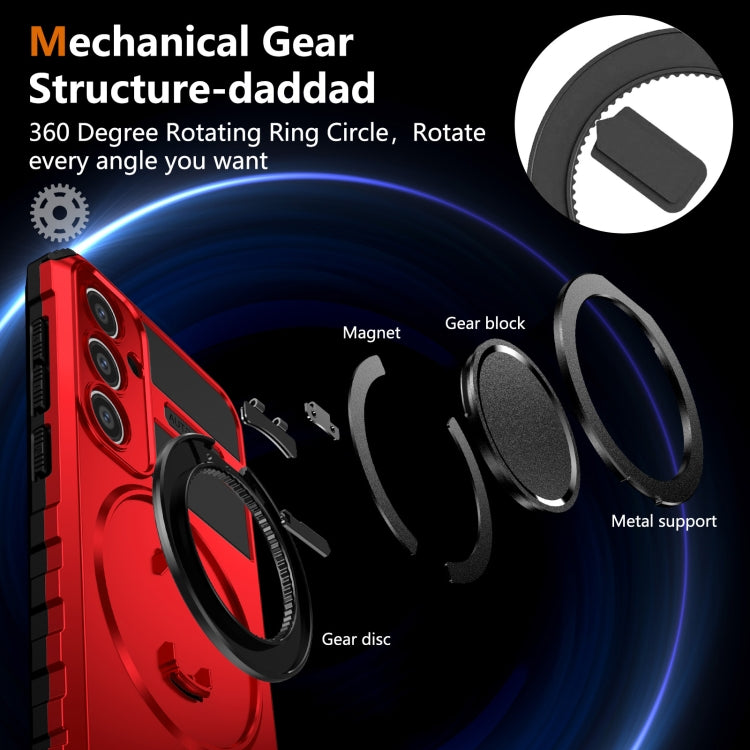 For Samsung Galaxy S23 FE 5G Rotating Magnetic Holder Phone Case