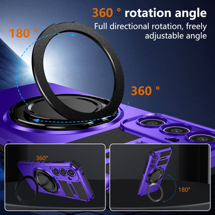 For Samsung Galaxy S23 FE 5G Rotating Magnetic Holder Phone Case