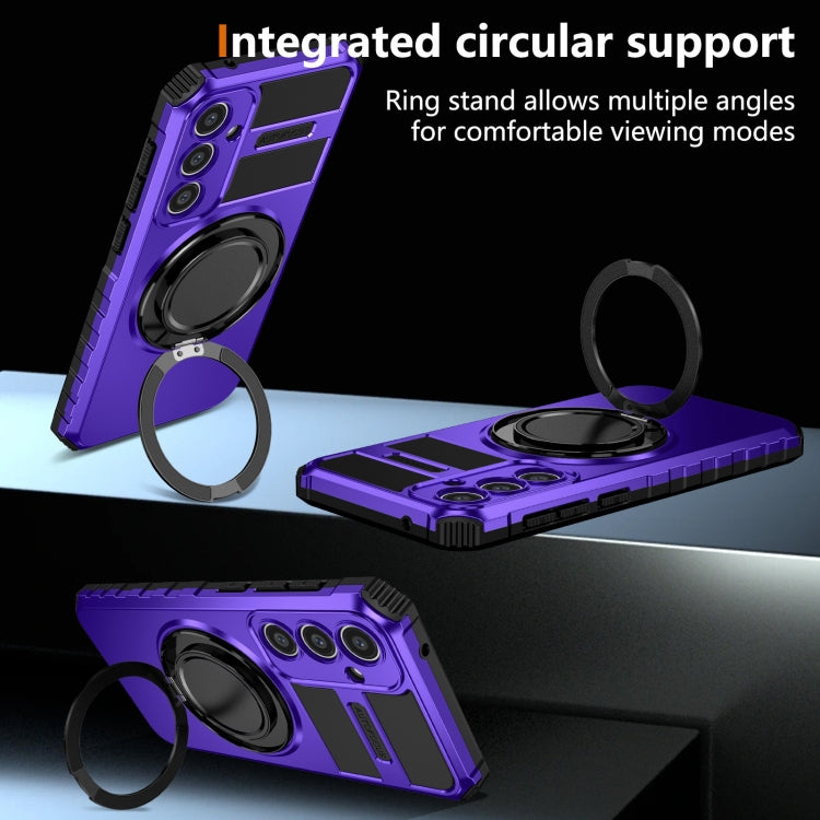 For Samsung Galaxy S23 FE 5G Rotating Magnetic Holder Phone Case