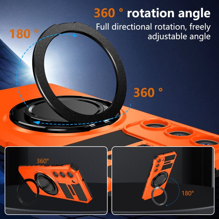 For Samsung Galaxy S23 5G Rotating Magnetic Holder Phone Case