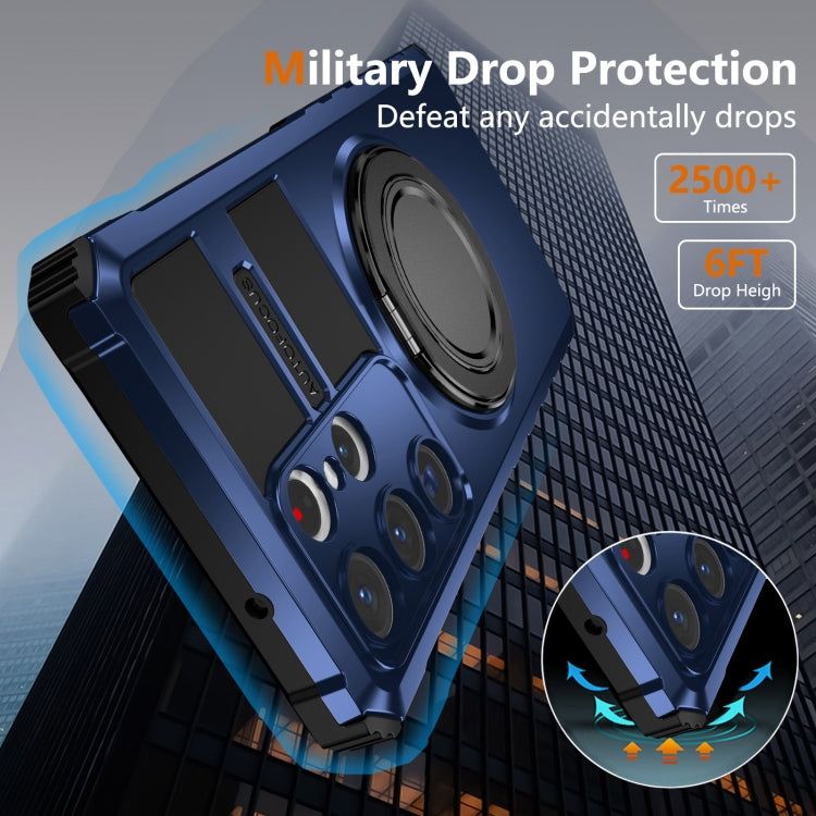 For Samsung Galaxy S23 Ultra 5G Rotating Magnetic Holder Phone Case