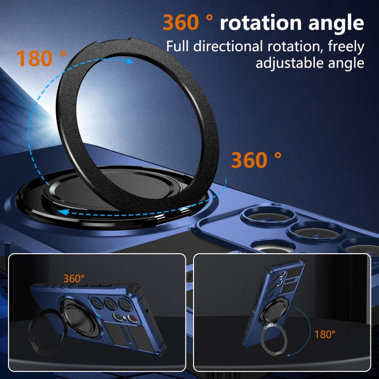 For Samsung Galaxy S23 Ultra 5G Rotating Magnetic Holder Phone Case