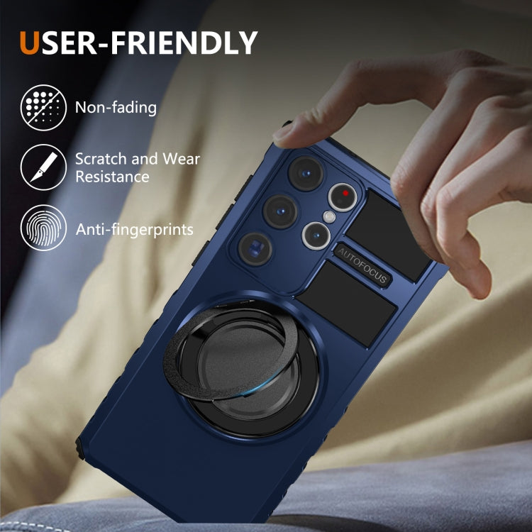 For Samsung Galaxy S23 Ultra 5G Rotating Magnetic Holder Phone Case