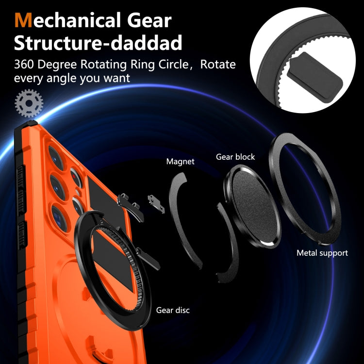 For Samsung Galaxy S23 Ultra 5G Rotating Magnetic Holder Phone Case