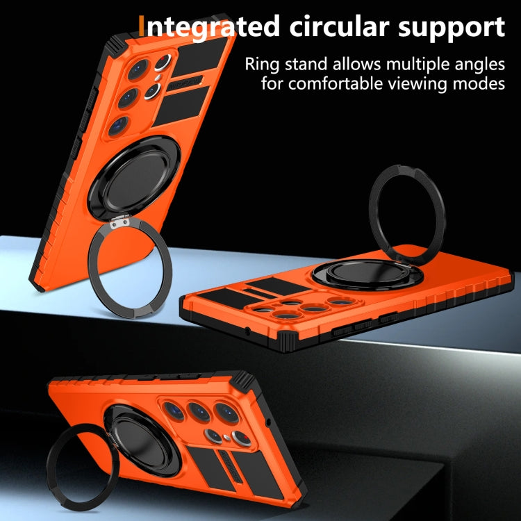 For Samsung Galaxy S23 Ultra 5G Rotating Magnetic Holder Phone Case