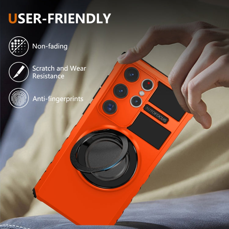 For Samsung Galaxy S23 Ultra 5G Rotating Magnetic Holder Phone Case
