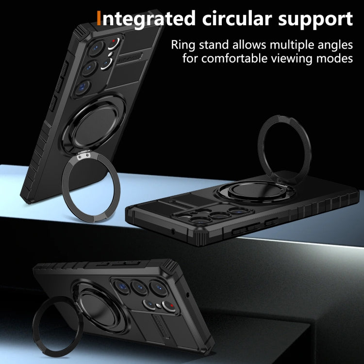 For Samsung Galaxy S23 Ultra 5G Rotating Magnetic Holder Phone Case
