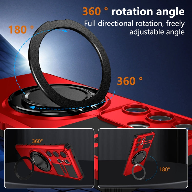 For Samsung Galaxy S23 Ultra 5G Rotating Magnetic Holder Phone Case