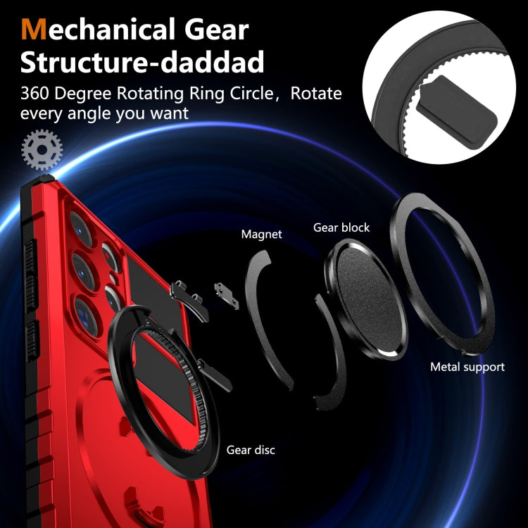 For Samsung Galaxy S23 Ultra 5G Rotating Magnetic Holder Phone Case