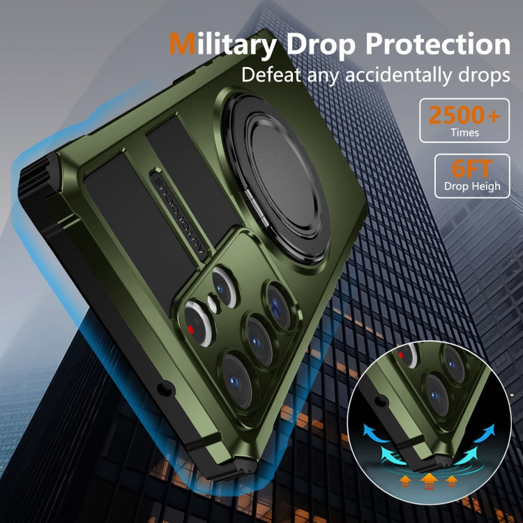 For Samsung Galaxy S23 Ultra 5G Rotating Magnetic Holder Phone Case