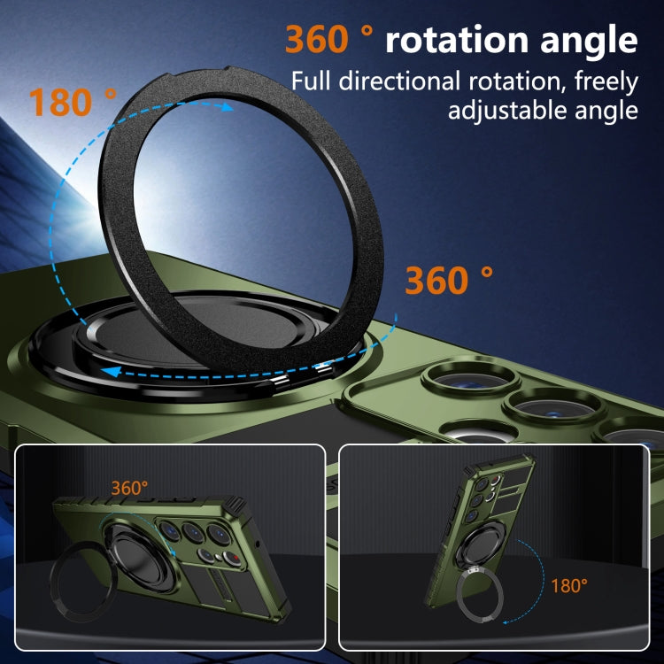 For Samsung Galaxy S23 Ultra 5G Rotating Magnetic Holder Phone Case