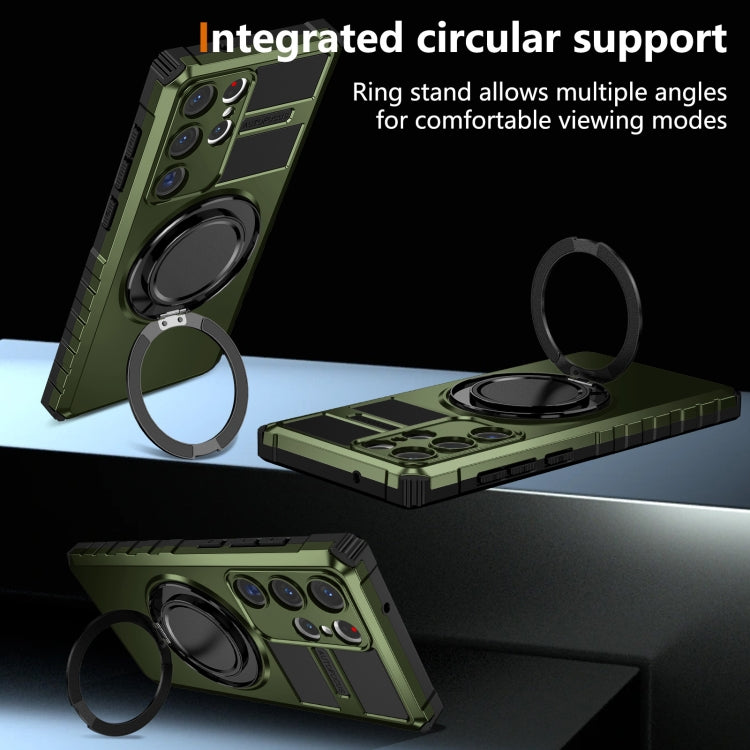 For Samsung Galaxy S23 Ultra 5G Rotating Magnetic Holder Phone Case