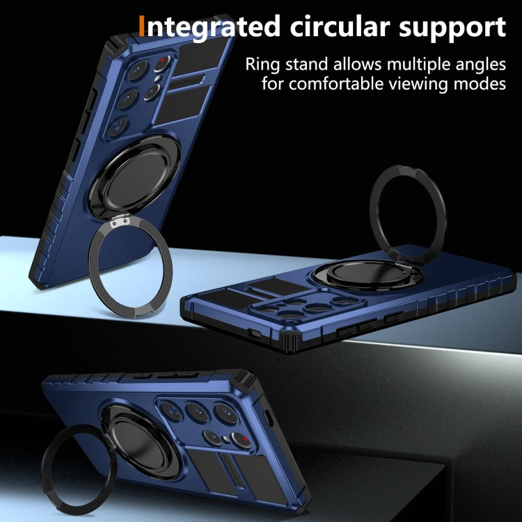 For Samsung Galaxy S24 Ultra 5G Rotating Magnetic Holder Phone Case