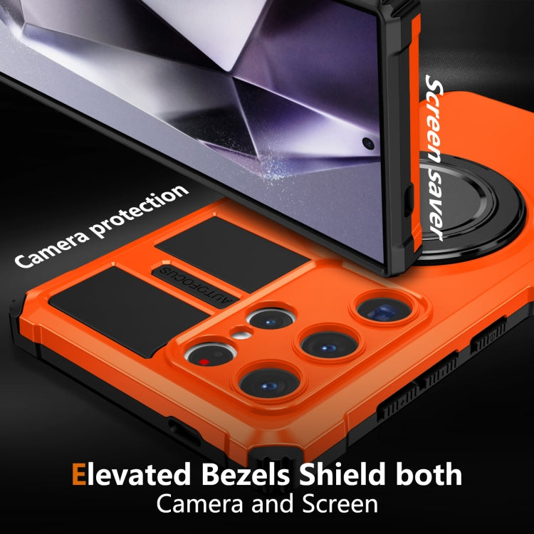 For Samsung Galaxy S24 Ultra 5G Rotating Magnetic Holder Phone Case