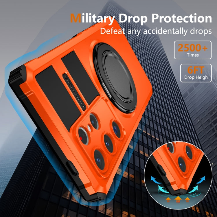 For Samsung Galaxy S24 Ultra 5G Rotating Magnetic Holder Phone Case