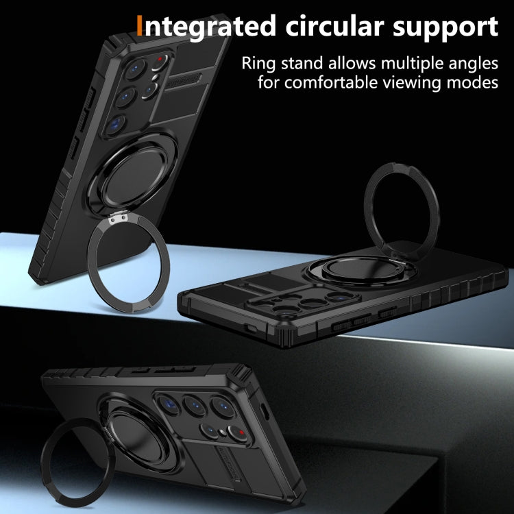 For Samsung Galaxy S24 Ultra 5G Rotating Magnetic Holder Phone Case