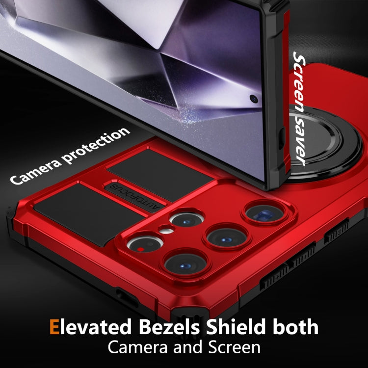 For Samsung Galaxy S24 Ultra 5G Rotating Magnetic Holder Phone Case