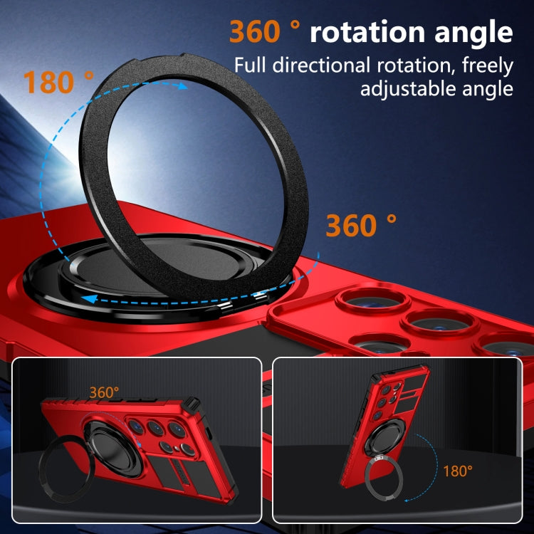 For Samsung Galaxy S24 Ultra 5G Rotating Magnetic Holder Phone Case