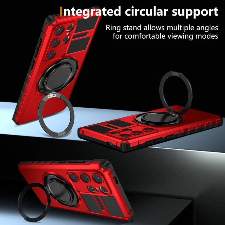 For Samsung Galaxy S24 Ultra 5G Rotating Magnetic Holder Phone Case