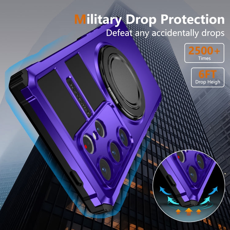 For Samsung Galaxy S24 Ultra 5G Rotating Magnetic Holder Phone Case